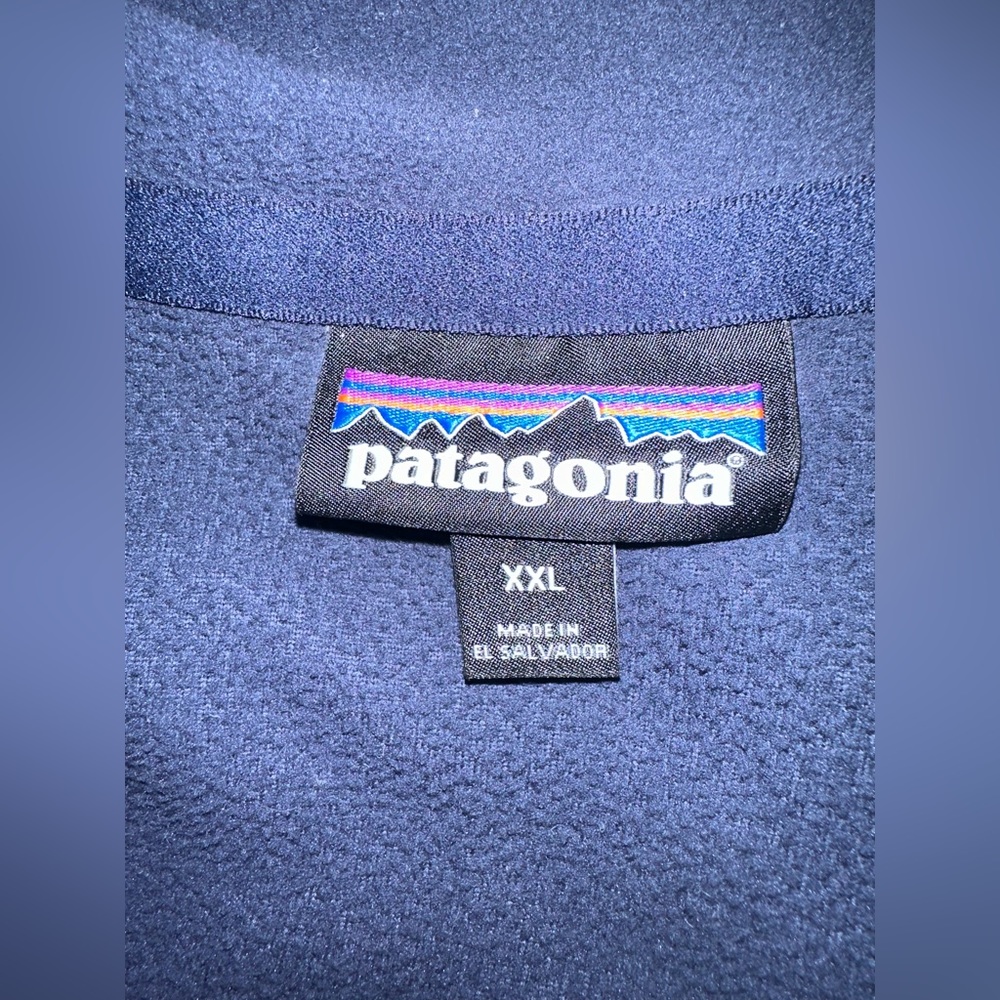 Patagonia Men's XXL Micro D 1/4 Zip Fleece Pullover Nena Michigan Ross #26176 - Picture 7 of 8